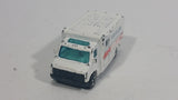 1989 Hot Wheels Workhorses American Ambulance White Die Cast Toy Car Emergency Paramedics Rescue Vehicle - Opening Rear Doors - Treasure Valley Antiques & Collectibles