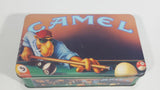 1992 Camel Joe's Cigarettes Smokes Billiards Pool Hinged Tin Metal Container Tobacco Collectible - Treasure Valley Antiques & Collectibles