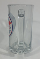 Toronto Blue Jays MLB Baseball Team Large Schooner Size 7" Clear Glass Mug Sports Collectible - Treasure Valley Antiques & Collectibles