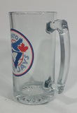 Toronto Blue Jays MLB Baseball Team Large Schooner Size 7" Clear Glass Mug Sports Collectible - Treasure Valley Antiques & Collectibles