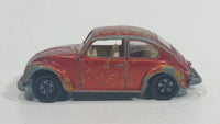 Vintage 1968 Lesney Products Matchbox Superfast Volkswagen 1500 Saloon Red No. 15 Die Cast Toy Car Vehicle