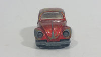 Vintage 1968 Lesney Products Matchbox Superfast Volkswagen 1500 Saloon Red No. 15 Die Cast Toy Car Vehicle