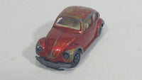 Vintage 1968 Lesney Products Matchbox Superfast Volkswagen 1500 Saloon Red No. 15 Die Cast Toy Car Vehicle