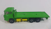 Vintage 1971 Lesney Products Matchbox Super Kings DAF K-13/20 Green Yellow Semi Truck Die Cast Toy Car Vehicle Rig - Treasure Valley Antiques & Collectibles