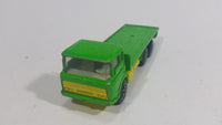 Vintage 1971 Lesney Products Matchbox Super Kings DAF K-13/20 Green Yellow Semi Truck Die Cast Toy Car Vehicle Rig - Treasure Valley Antiques & Collectibles