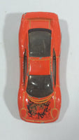 1997 Hot Wheels Street Beasts Jaguar XJ220 Orange Die Cast Toy Car Vehicle - Treasure Valley Antiques & Collectibles