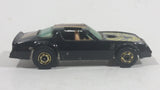 Rare Vintage 1982 Hot Wheels Hot Ones Hot Bird Black Yellow Die Cast Toy Car Vehicle - Gold Wheels