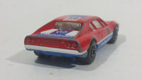 Vintage 1985-88 Matchbox No. 70 Ferrari 308 GTB Pioneer 39 Red Blue Die Cast Toy Race Car Vehicle