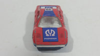 Vintage 1985-88 Matchbox No. 70 Ferrari 308 GTB Pioneer 39 Red Blue Die Cast Toy Race Car Vehicle