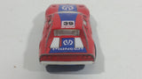 Vintage 1985-88 Matchbox No. 70 Ferrari 308 GTB Pioneer 39 Red Blue Die Cast Toy Race Car Vehicle