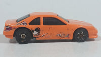 1998 Hot Wheels G-Force Stunt Riders T-Bird Stocker Orange Plastic Body Die Cast Toy Car Vehicle