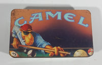 1992 Camel Joe's Cigarettes Smokes Billiards Pool Hinged Tin Metal Container Tobacco Collectible