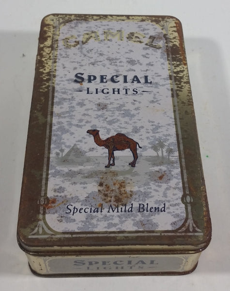 1993 Camel Special Lights Matches Cigarettes Smokes Hinged Tin Metal Container Tobacco Collectible - Treasure Valley Antiques & Collectibles