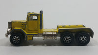 1995+ Hot Wheels Peterbilt Dump Truck Semi Rig Yellow Die Cast Toy Car Vehicle - Treasure Valley Antiques & Collectibles