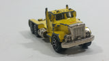 1995+ Hot Wheels Peterbilt Dump Truck Semi Rig Yellow Die Cast Toy Car Vehicle - Treasure Valley Antiques & Collectibles