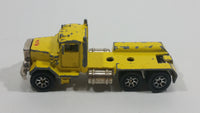 1995+ Hot Wheels Peterbilt Dump Truck Semi Rig Yellow Die Cast Toy Car Vehicle - Treasure Valley Antiques & Collectibles