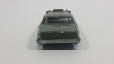 1989 Hot Wheels Color Racers Highway Patrol Dodge Monaco Dark Army Green Die Cast Toy Car Police Star Taxi Emergency Vehicle - Treasure Valley Antiques & Collectibles