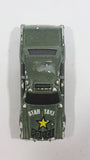 1989 Hot Wheels Color Racers Highway Patrol Dodge Monaco Dark Army Green Die Cast Toy Car Police Star Taxi Emergency Vehicle