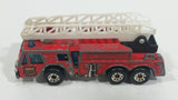 1982 Matchbox Fire Engine Ladder Truck Red Die Cast Toy Car Emergency Rescue Firefighting Vehicle - Treasure Valley Antiques & Collectibles