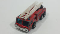 1982 Matchbox Fire Engine Ladder Truck Red Die Cast Toy Car Emergency Rescue Firefighting Vehicle - Treasure Valley Antiques & Collectibles