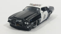 Jada Big Time Muscle 1971 Pontiac GTO Police Highway Patrol 71 "The Judge" Black and White Die Cast Toy Cop Vehicle - Treasure Valley Antiques & Collectibles