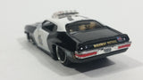 Jada Big Time Muscle 1971 Pontiac GTO Police Highway Patrol 71 "The Judge" Black and White Die Cast Toy Cop Vehicle - Treasure Valley Antiques & Collectibles