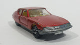 Vintage 1971 Lesney Products Matchbox Superfast Citroen S.M. No. 51 Amber Orange Red Die Cast Toy Car Vehicle with Opening Doors - Treasure Valley Antiques & Collectibles