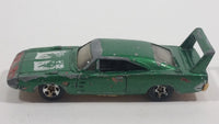 1998 Hot Wheels Flyin' Aces Dodge Charger Daytona Green Die Cast Toy Muscle Car Vehicle