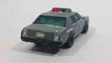 1987 Matchbox Ford LTD Police White Black Die Cast Toy Cop Car Vehicle - Heavy paint wear