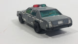 1987 Matchbox Ford LTD Police White Black Die Cast Toy Cop Car Vehicle - Heavy paint wear - Treasure Valley Antiques & Collectibles