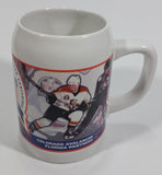 Rare 1996 NHL Ice Hockey Stanley Cup Championship Colorado Avalanche White Ceramic Beer Stein Mug Sports Collectible