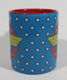 DC Comics Wonder Woman Super Hero Character Blue White Star 14 oz. Ceramic Coffee Mug - Treasure Valley Antiques & Collectibles