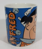 1993 MSC China Hanna Barbera The Flintstones Fred Flintstone Cartoon Character Ceramic Coffee Mug Television Collectible