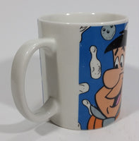 1993 MSC China Hanna Barbera The Flintstones Fred Flintstone Cartoon Character Ceramic Coffee Mug Television Collectible