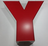 Large 18 1/2" Tall Letter Y Store Name Advertisement Sign - Treasure Valley Antiques & Collectibles