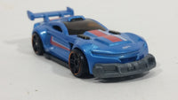 2018 Hot Wheels Muscle Mania Track Ripper Blue Die Cast Toy Car Vehicle