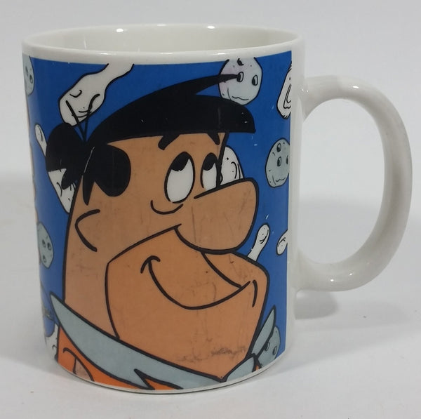 1993 MSC China Hanna Barbera The Flintstones Fred Flintstone Cartoon Character Ceramic Coffee Mug Television Collectible