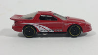 2013 Hot Wheels Muscle Mania Pontiac IROC Firebird Dark Red Die Cast Toy Race Car Vehicle