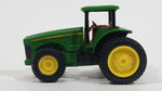 ERTL John Deere Dealer Days Farming Tractor 8520 Yellow Green Plastic Toy Car Farming Vehicle 2174SR00 - Treasure Valley Antiques & Collectibles