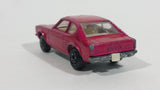 Vintage 1970 Lesney Products Matchbox Superfast Ford Capri Magenta Pink No. 54 Die Cast Toy Car Vehicle with Opening Hood