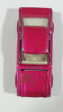 Vintage 1970 Lesney Products Matchbox Superfast Ford Capri Magenta Pink No. 54 Die Cast Toy Car Vehicle with Opening Hood