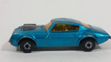 Vintage 1975 Lesney Products Matchbox Superfast Pontiac Firebird No. 4 Teal Blue Aqua Die Cast Toy Car Vehicle - Treasure Valley Antiques & Collectibles