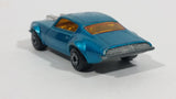 Vintage 1975 Lesney Products Matchbox Superfast Pontiac Firebird No. 4 Teal Blue Aqua Die Cast Toy Car Vehicle - Treasure Valley Antiques & Collectibles