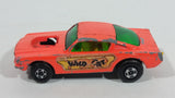Vintage 1970 Lesney Products Matchbox Superfast Wildcat Dragster Bright Orange No. 8 Die Cast Toy Muscle Car Vehicle