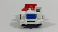 2011 Matchbox Construction Scraper Red and White Die Cast Toy Machinery Equipment Vehicle