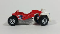 2011 Matchbox Construction Scraper Red and White Die Cast Toy Machinery Equipment Vehicle