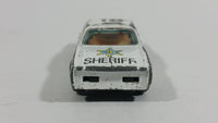 1980s Yatming Dodge Monaco Sheriff Highway Patrol 18 Police Cop White Black Die Cast Toy Car Emergency Rescue Vehicle - Treasure Valley Antiques & Collectibles