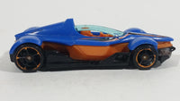 2010 Hot Wheels Formula Street Metalflake Blue Die Cast Toy Race Car Vehicle - Treasure Valley Antiques & Collectibles