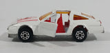 Vintage Majorette Nissan 300 ZX Turbo T-Top No. 241 White Die Cast Toy Car Vehicle with Opening Doors and Moving Headlights 1/62 Scale Made in France - Treasure Valley Antiques & Collectibles