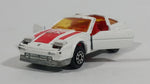 Vintage Majorette Nissan 300 ZX Turbo T-Top No. 241 White Die Cast Toy Car Vehicle with Opening Doors and Moving Headlights 1/62 Scale Made in France - Treasure Valley Antiques & Collectibles